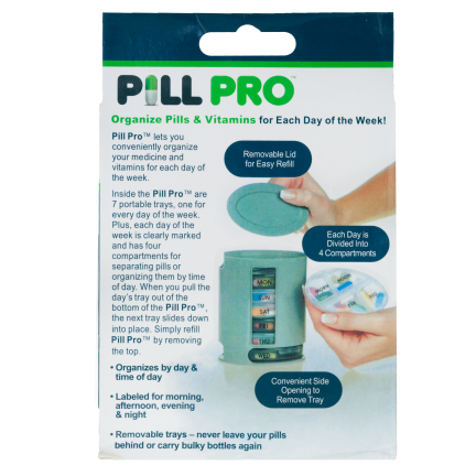 TG53517 POJEMNIK NA LEKI 7 DNI KASETKA NA TABLETKI TYDZIEŃ