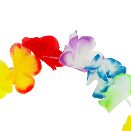 TG66240 KWIATY HAWAJSKIE ZESTAW HAWAJSKI ALOHA - NASZYJNIK, OPASKA, BRANSOLETKI