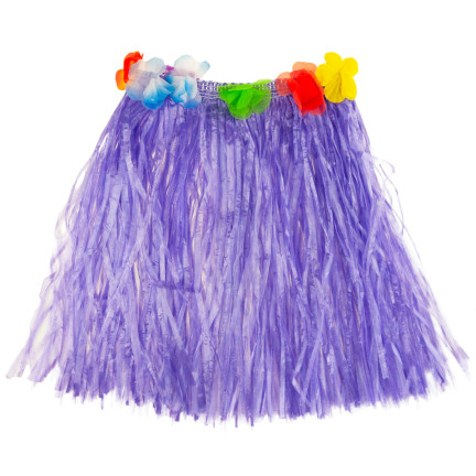 TG53714 SPÓDNICA HAWAJSKA SPÓDNICZKA ALOHA Z KWIATAMI PRZEBRANIE PLAŻA IMPREZA