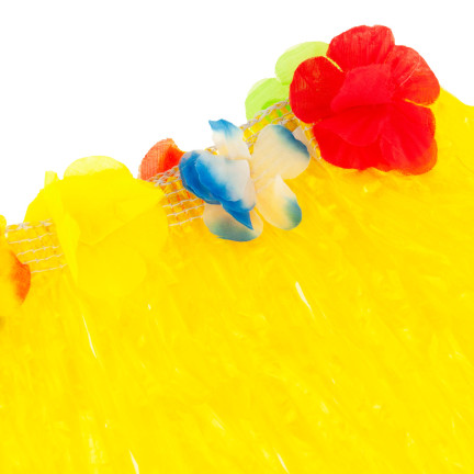 TG53714 SPÓDNICA HAWAJSKA SPÓDNICZKA ALOHA Z KWIATAMI PRZEBRANIE PLAŻA IMPREZA