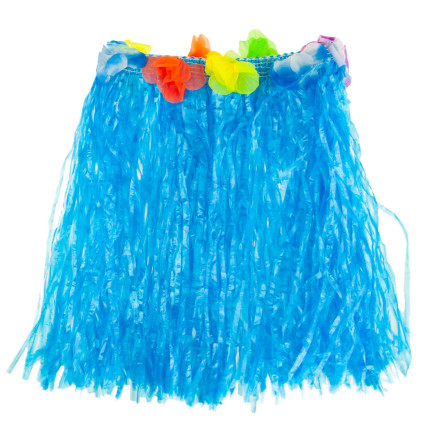 TG53714 SPÓDNICA HAWAJSKA SPÓDNICZKA ALOHA Z KWIATAMI PRZEBRANIE PLAŻA IMPREZA