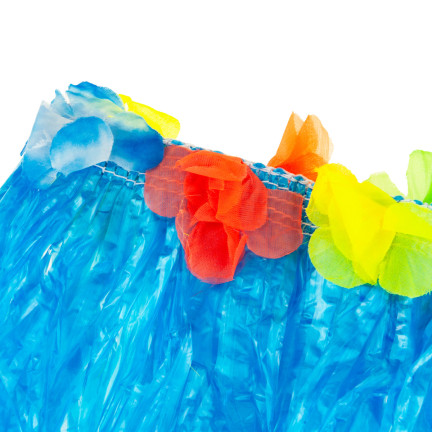 TG53714 SPÓDNICA HAWAJSKA SPÓDNICZKA ALOHA Z KWIATAMI PRZEBRANIE PLAŻA IMPREZA