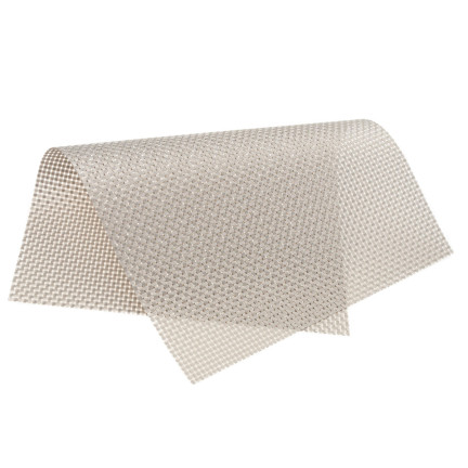 TG55049-1 PODKŁADKA MATA NA STÓŁ SREBRNA POD TALERZ DEKORACJA STOŁU BOŻONARODZENIOWY