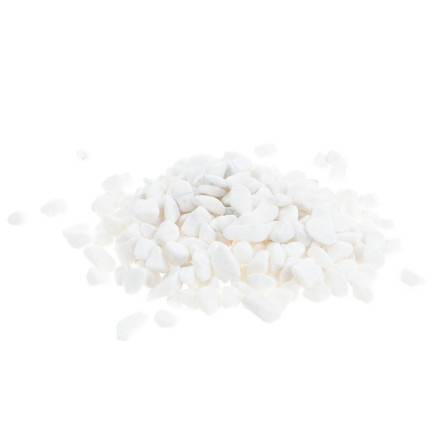 TG55068 KAMYKI DEKORACYJNE NATURALNE BIAŁE KAMYCZKI DONICZKI OGRÓDKA LAS W SŁOIKU