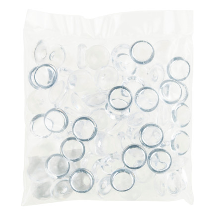 TG55071 KAMYKI DEKORACYJNE KRYSZTAŁKI DEKORACJA KAMYCZKI TRANSPARENTNE 80szt