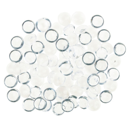 TG55071 KAMYKI DEKORACYJNE KRYSZTAŁKI DEKORACJA KAMYCZKI TRANSPARENTNE 80szt