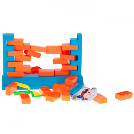 TG55504 GRA ŚCIANA RODZINNA ZRĘCZNOŚCIOWA ŚWIETNA ZABAWA SPADAJĄCE CEGŁY ZBUDUJ MUR