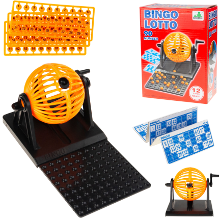 TG55506 BINGO GRA RODZINNA LOTTO LOTERIA MASZYNA LOSUJĄCA