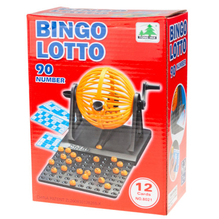 TG55506 BINGO GRA RODZINNA LOTTO LOTERIA MASZYNA LOSUJĄCA