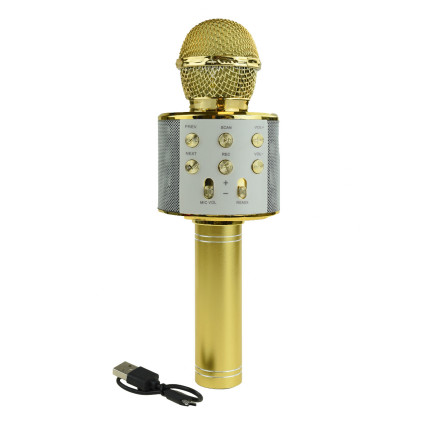 TG67276 MIKROFON BEZPRZEWODOWY KARAOKE DO ŚPIEWANIA BLUETOOTH GŁOŚNIK