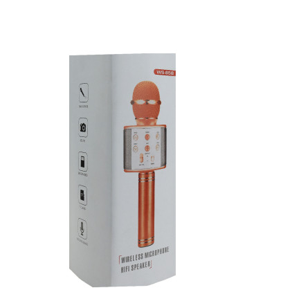 TG67276 MIKROFON BEZPRZEWODOWY KARAOKE DO ŚPIEWANIA BLUETOOTH GŁOŚNIK