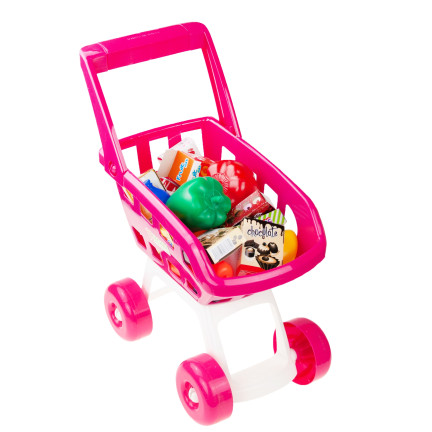 TG55682 WÓZEK SKLEPOWY Z AKCESORIAMI supermarket koszyk