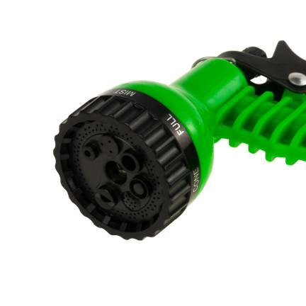 TG56038 WĄŻ OGRODOWY ROZCIĄGLIWY ELASTYCZNY Z PISTOLETEM15M DO PODLEWANIA + ZŁĄCZKI