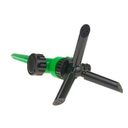 TG56043 ZRASZACZ OGRODOWY PULSACYJNY spryskiwacz WBIJANY DO WĘŻA OGRODU 360°