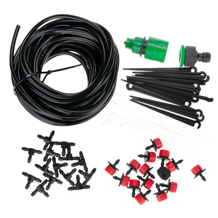 TG56054 ZESTAW DO NAWADNIANIA IRYGACJI KWIATÓW I UPRAW warzyw wąz ogrodowy 15m