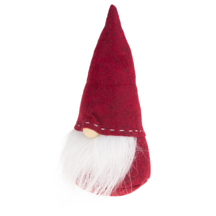 TG63065 SKRZAT Z BRODĄ CZERWONY STOJĄCY FILCOWY KRASNAL ŚWIĄTECZNY GNOM prezent