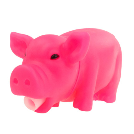 TG56072 GRYZAK ZABAWKA DLA PSA ŚWINKA PISZCZAŁKA ŚWINIA CHRUMKAJĄCA