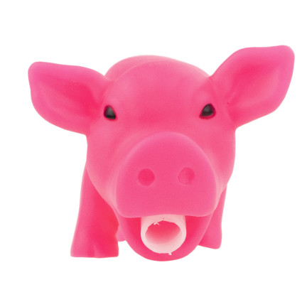 TG56072 GRYZAK ZABAWKA DLA PSA ŚWINKA PISZCZAŁKA ŚWINIA CHRUMKAJĄCA