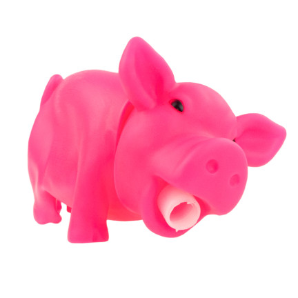 TG56072 GRYZAK ZABAWKA DLA PSA ŚWINKA PISZCZAŁKA ŚWINIA CHRUMKAJĄCA