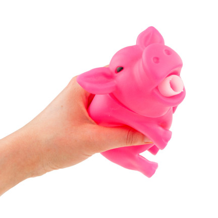 TG56072 GRYZAK ZABAWKA DLA PSA ŚWINKA PISZCZAŁKA ŚWINIA CHRUMKAJĄCA