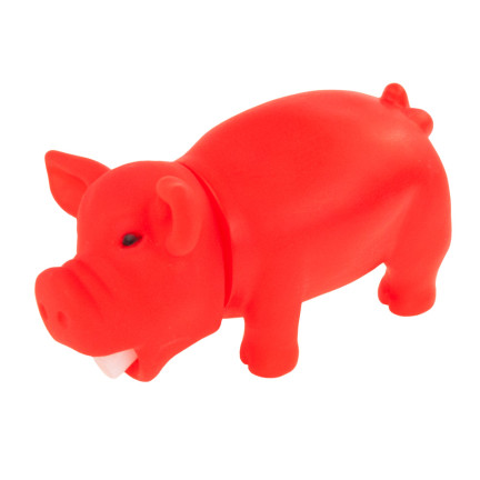 TG56072 GRYZAK ZABAWKA DLA PSA ŚWINKA PISZCZAŁKA ŚWINIA CHRUMKAJĄCA