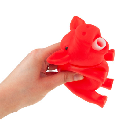 TG56072 GRYZAK ZABAWKA DLA PSA ŚWINKA PISZCZAŁKA ŚWINIA CHRUMKAJĄCA