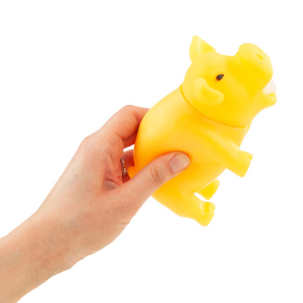 TG56072 GRYZAK ZABAWKA DLA PSA ŚWINKA PISZCZAŁKA ŚWINIA CHRUMKAJĄCA