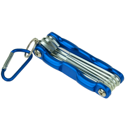 TG56102 PROFESJONALNY ZESTAW KLUCZY ROWEROWYCH IMBUS i karabińczyk