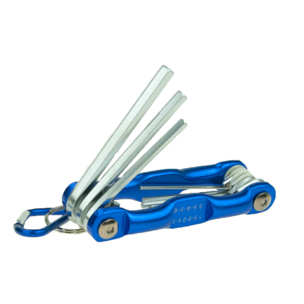 TG56102 PROFESJONALNY ZESTAW KLUCZY ROWEROWYCH IMBUS i karabińczyk