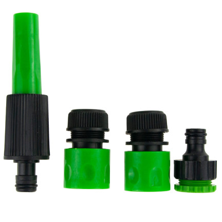 TG56191 UNIWERSALNY ZESTAW ZRASZACZ OGRODOWY DO WĘŻA + 3x ADAPTER SZYBKOZŁĄCZKI