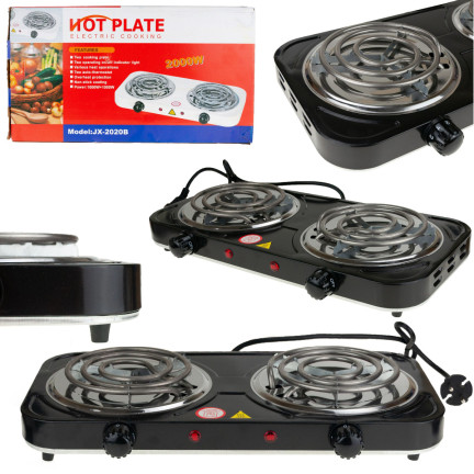 TG56267 KUCHENKA ELEKTRYCZNA DWUPALNIKOWA TURYSTYCZNA  2000w