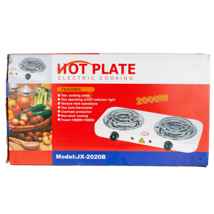 TG56267 KUCHENKA ELEKTRYCZNA DWUPALNIKOWA TURYSTYCZNA  2000w