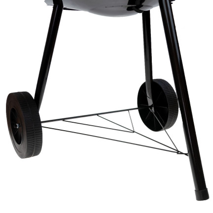 TG56276 GRILL WĘGLOWY OGRODOWY OKRĄGŁY Z POKRYWĄ POPIELNIK