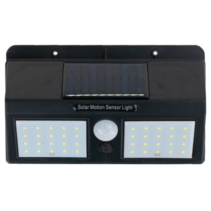 TG56408 HALOGEN PODWÓJNA LAMPA SOLARNA OGRODOWA 40 LED Z CZUJNIKIEM RUCHU