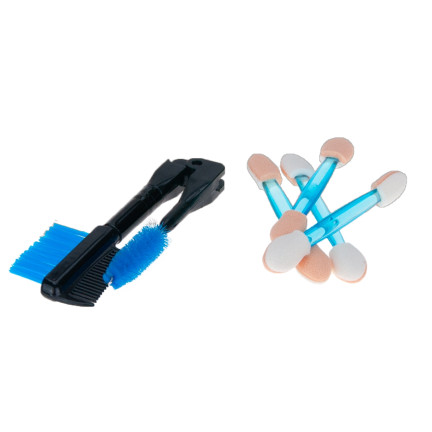 TG56470 PĘDZLE DO MAKIJAŻU OCZU CIENIE BRWI RZĘSY ZESTAW