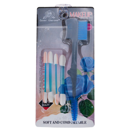 TG56470 PĘDZLE DO MAKIJAŻU OCZU CIENIE BRWI RZĘSY ZESTAW