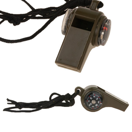 TG56533 GWIZDEK Z KOMPASEM TERMOMETR SURVIVAL PRZEŻYCIA TURYSTYCZNY BEZPIECZEŃSTWA