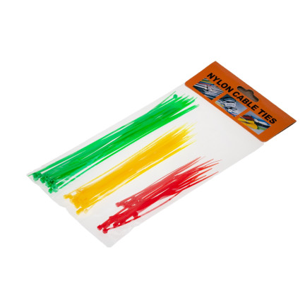 TG56593 OPASKI ZACISKOWE TRYTKI TRYTYTKI 3 ROZMIARY SAMOZACICKOWE kolorwy ZESTAW