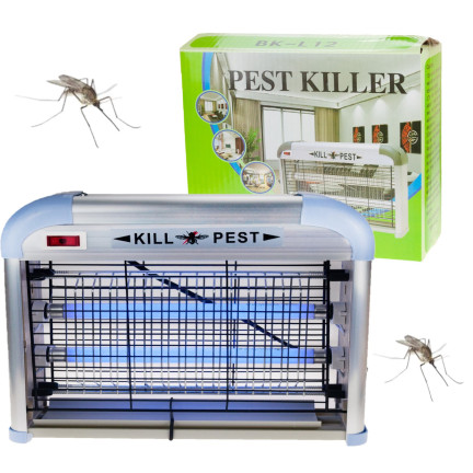 TG56635 profesjonalna LAMPA OWADOBÓJCZA UV NA KOMARY MUCHY OWADY PUŁAPKA MOCNA 12W