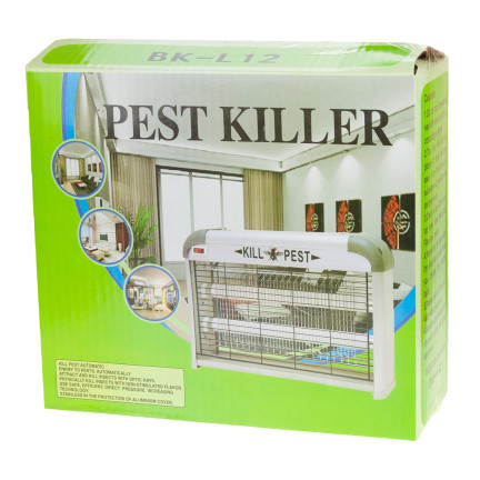 TG56635 profesjonalna LAMPA OWADOBÓJCZA UV NA KOMARY MUCHY OWADY PUŁAPKA MOCNA 12W