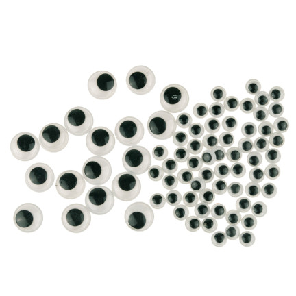 TG57512 RUCHOME OCZKA OCZY DO DEKORACJI 80SZT MASKOTEK