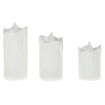 TG59562 ŚWIECZKI LED ZESTAW 3SZT. WKŁAD DO ZNICZA JAK WOSK