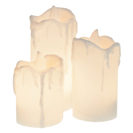 TG59562 ŚWIECZKI LED ZESTAW 3SZT. WKŁAD DO ZNICZA JAK WOSK