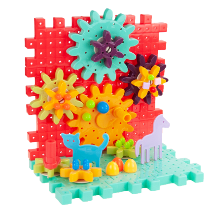 TG59945 ZESTAW KLOCKI KONSTRUKCYJNE RUCHOME ZĘBATKI 268 ELEMENTÓW EDUKACYJNE