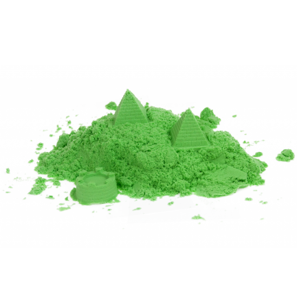 TG60132-3 PIASEK KINETYCZNY MAGICZNY 1KG PIASKOLINA KOLORY jasny ZIELONY