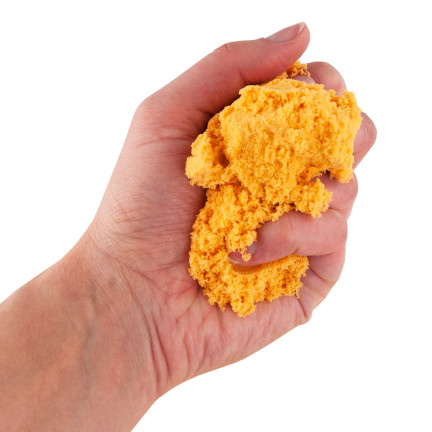 TG60132-5 PIASEK KINETYCZNY MAGICZNY 1KG PIASKOLINA KOLORY POMARAŃCZOWY MANDARYNKOWY