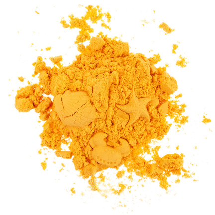 TG60132-5 PIASEK KINETYCZNY MAGICZNY 1KG PIASKOLINA KOLORY POMARAŃCZOWY MANDARYNKOWY