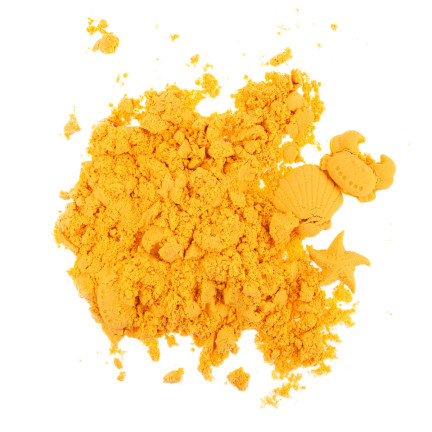 TG60132-5 PIASEK KINETYCZNY MAGICZNY 1KG PIASKOLINA KOLORY POMARAŃCZOWY MANDARYNKOWY