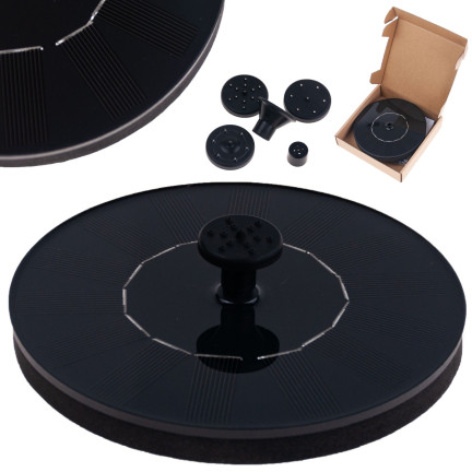 TG60169 FONTANNA SOLARNA PŁYWAJĄCA POMPA FONTANNOWA FONTANNY OCZKA WODNEGO OGRODOWA