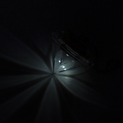 TG60449 DIAMENTOWE LAMPKI SOLARNE OGRODOWE DEKORACYJNE DIAMENTY ZESTAW 4SZT wiszące